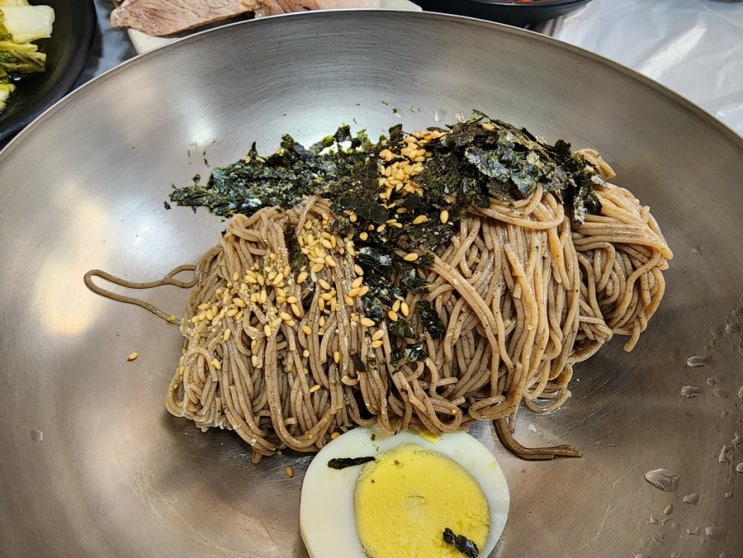  속초 고성 막국수 맛집 백촌막국수