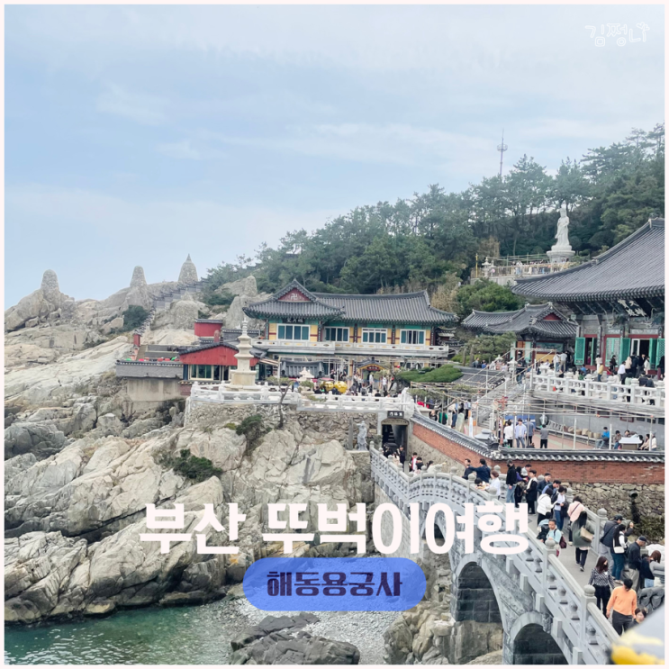  부산 해동용궁사 뚜벅이 여행 날씨 짐보관 맛집 갈치