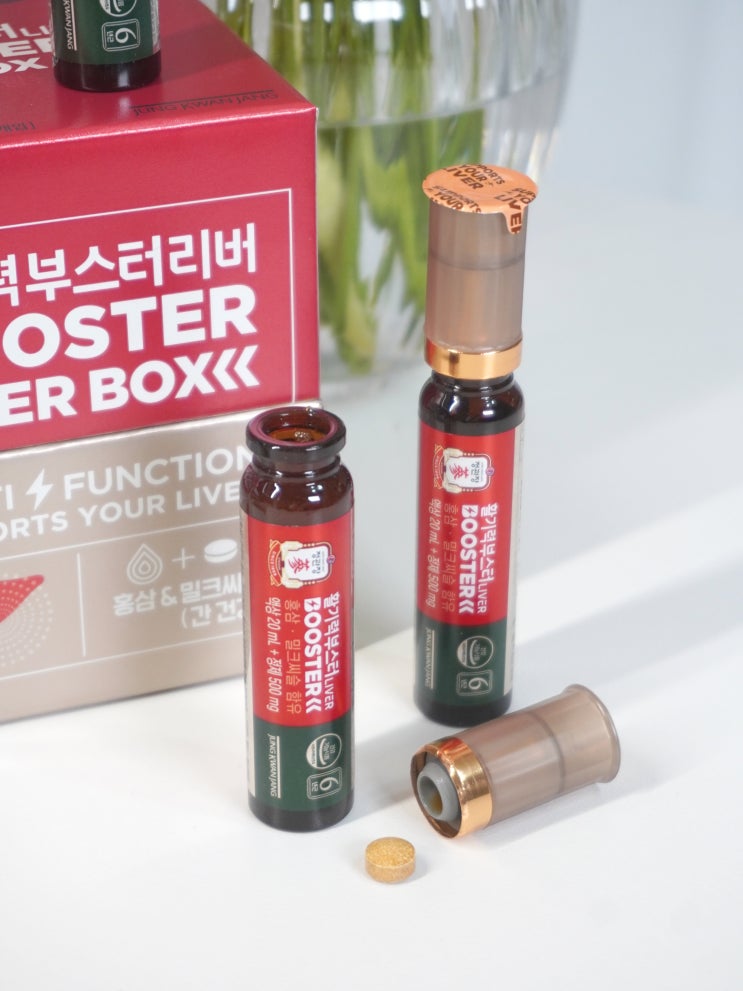  5만원대선물 밀크씨슬 + 홍삼 카카오톡 선물하기 활기력 부스터 LIVER