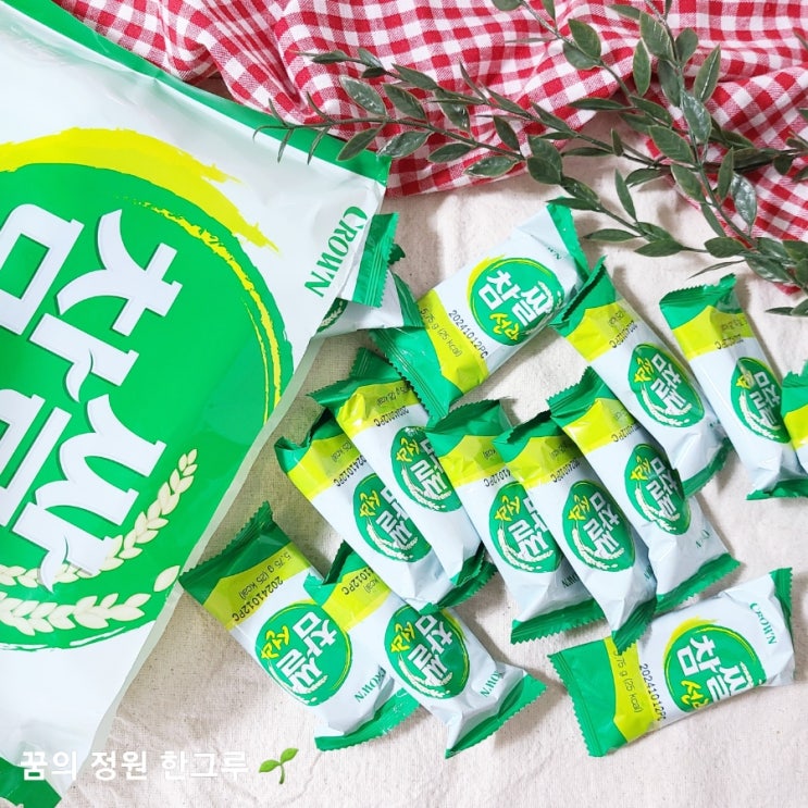  쌀과자 크라운 참쌀선과 칼로리 영양성분 참쌀과자 가격