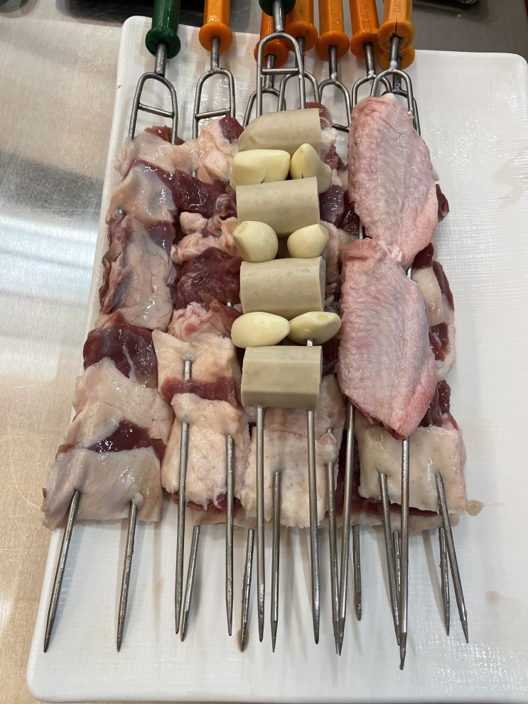  가족 외식하기 좋은 오리 꼬치 전문점 오리사냥 서산점