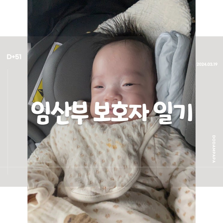 2024.03.19 임산부 보호자 일기 D+51일 2024.03.19 임산부 보호자 일기 D+51일