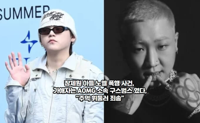 <b>노엘</b> 폭행 사건, 가해자는 AOMG 소속 <b>구스범스</b> 였다, "<b>주먹</b>... 