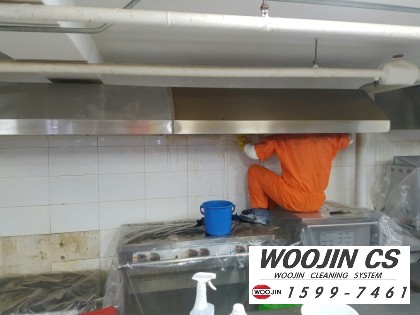  [7년 전 오늘] [우진CS] 천안 회사 구내식당 대형 후드청소