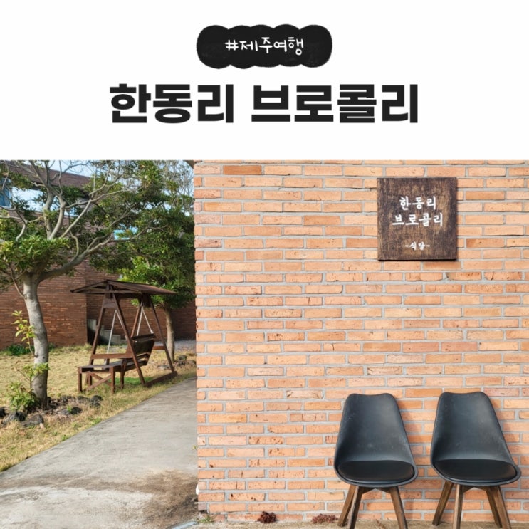  제주도 동쪽 아기랑 감성 숙소 한동리 브로콜리 가족 숙소