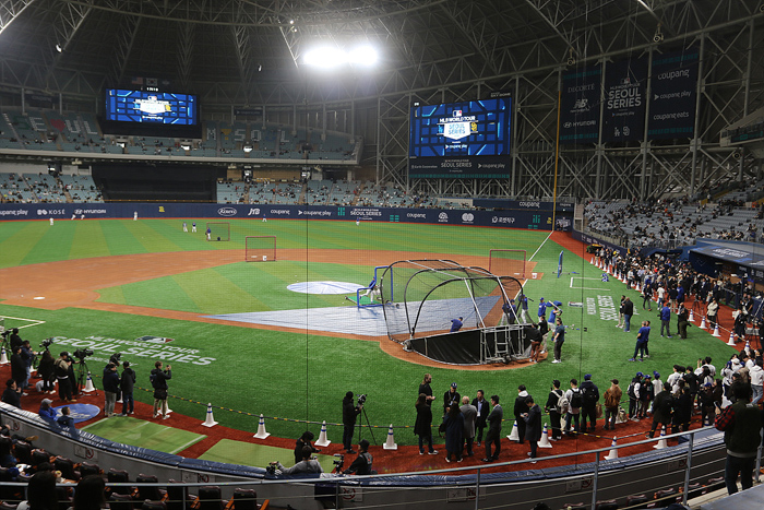 MLB 월드투어 서울시리즈 스페셜매치, 다저스 고척돔 직관... 