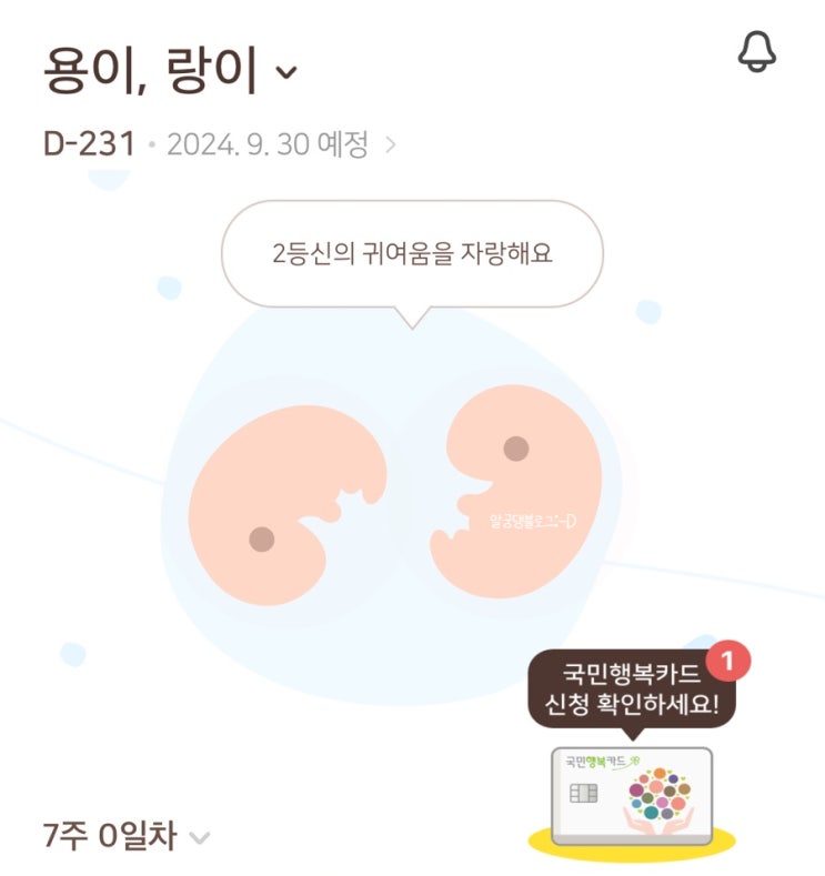 임신 7주차 | 쌍둥이 심장소리 확인, 차움 산후조리원 예약, 지하철 임산부뱃지 받기