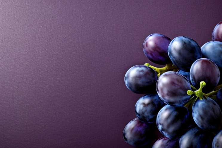 [Ai Greem] 사물_과일 080: Free Commercially Available images of Purple Grape with a dark background