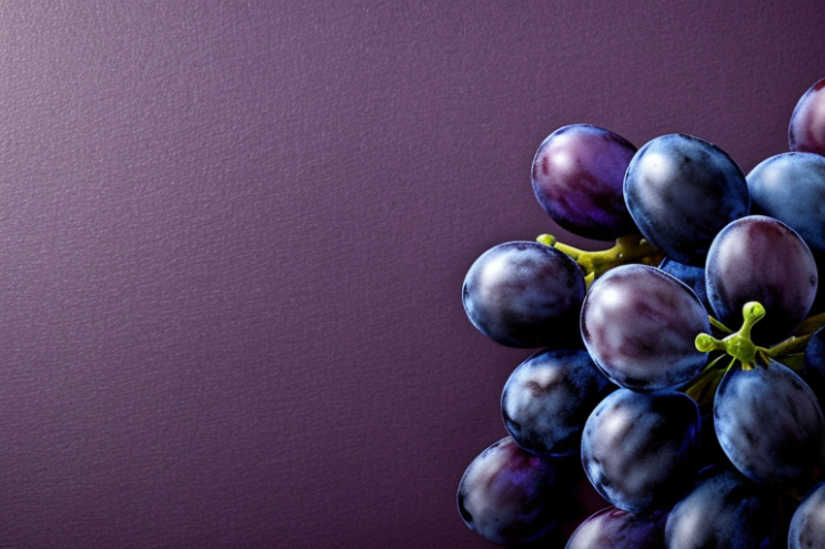  [Ai Greem] 사물_과일 080: Free Commercially Available images of Purple Grape with a dark background