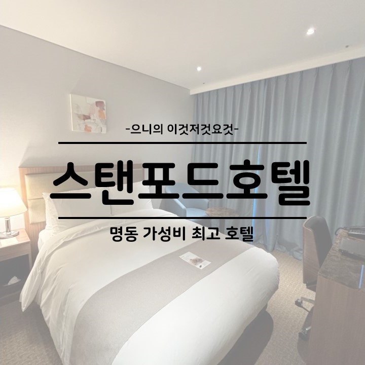  명동 가성비 비즈니스호텔 추천 스탠포드 호텔 명동