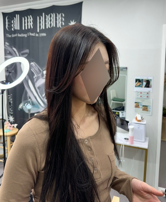  [거지존 앞머리] 자연스러운 앞머리붙임머리 <후기사진> 많은곳 !!