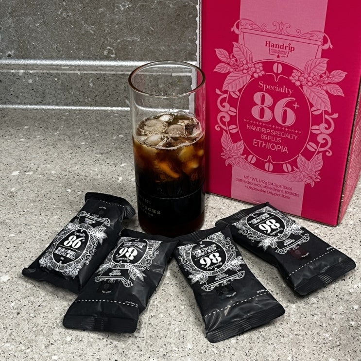  에티오피아 드립백 커피 추천 아로마빌 핸드립 스폐셜티 86플러스