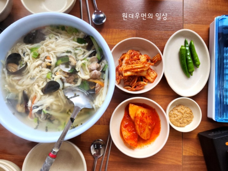  제주항 제주공항 근처 시원하고  깔끔한 지호해물칼국수 꼭 맛보기