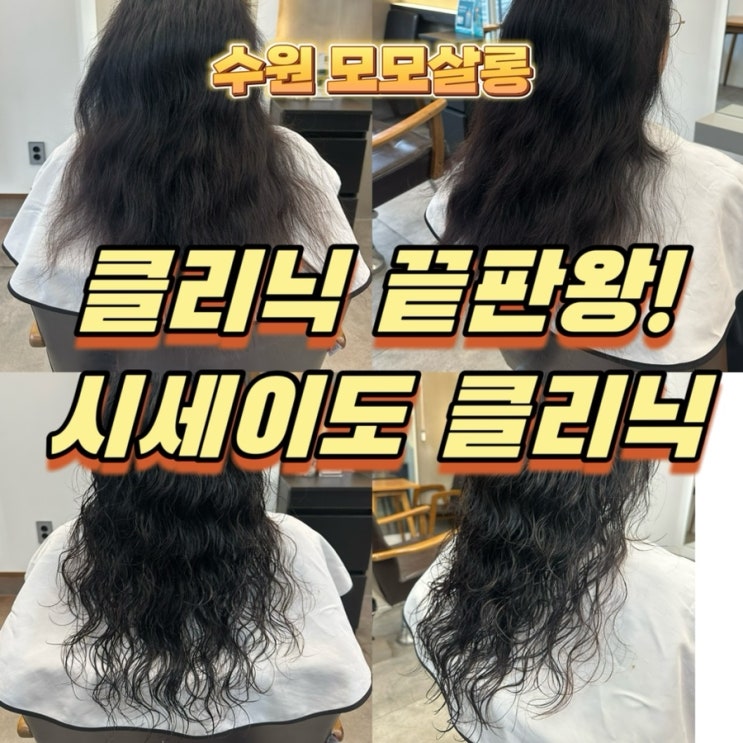 광교미용실 클리닉 끝판왕! 시세이도클리닉 모모살롱