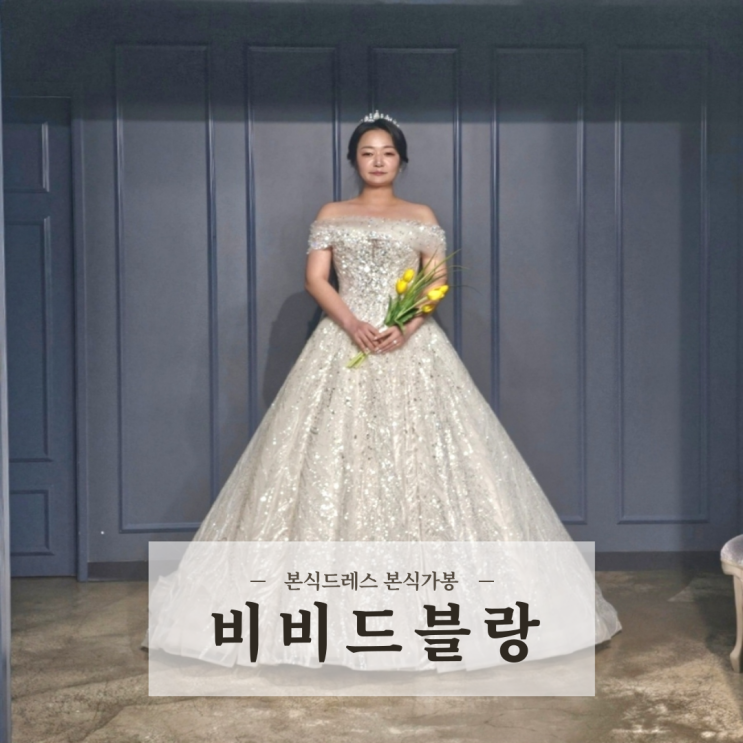  비즈맛집 비비드블랑 본식가봉 웨딩드레스 셀렉 후기 (당일혜택 공유)
