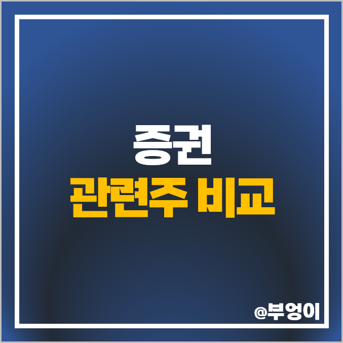 증권주 대신증권 삼성증권 주가 SK증권 유안타증권 NH투자증권 미래에셋대우 주식 증권주 대신증권 삼성증권 주가 SK증권 유안타증권 NH투자증권 미래에셋대우 주식
