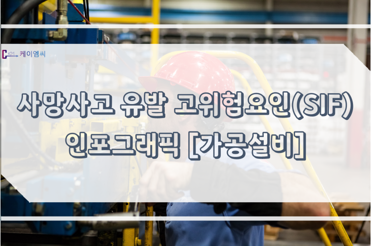  [ 주식회사 케이엠씨 ] 사망사고 유발 고위험요인(SIF) 인포그래픽 - 가공설비