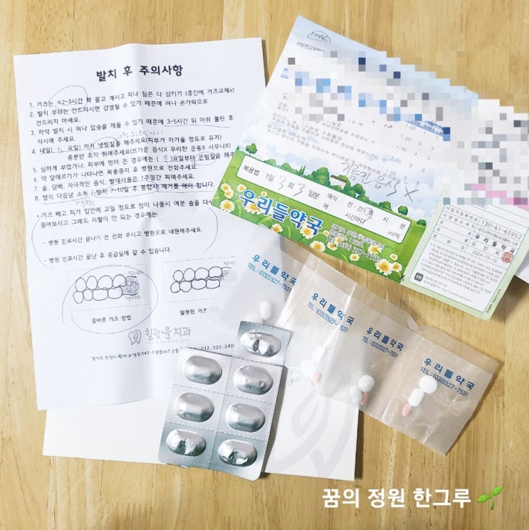  고등학생 사랑니치과 발치 베나셀 지혈제 비용 및 가격 실밥 풀림 완전매복 사랑니 발치 후 통증 식사 음식