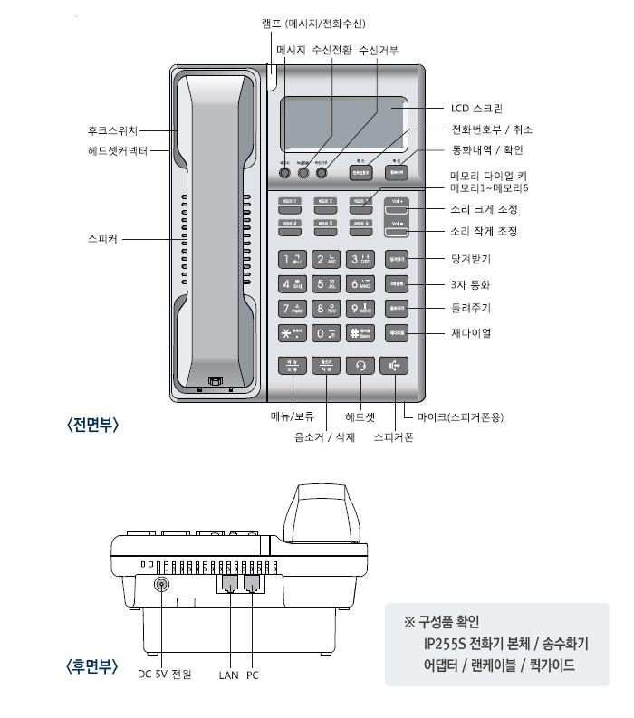  LG 인터넷 전화기 장애발생시 전화기 초기화 방법