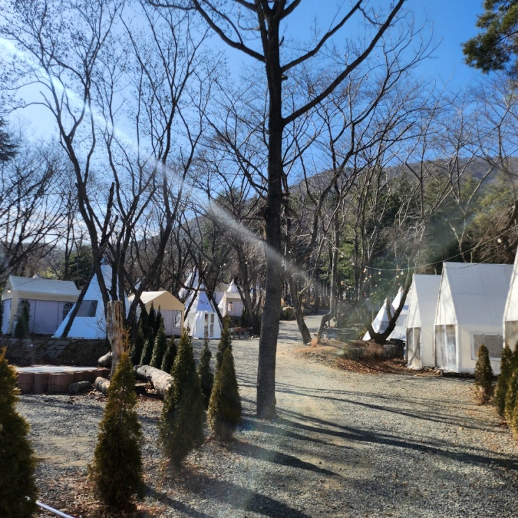  부산 가까운 글램핑!!양산 백동소풍가는길