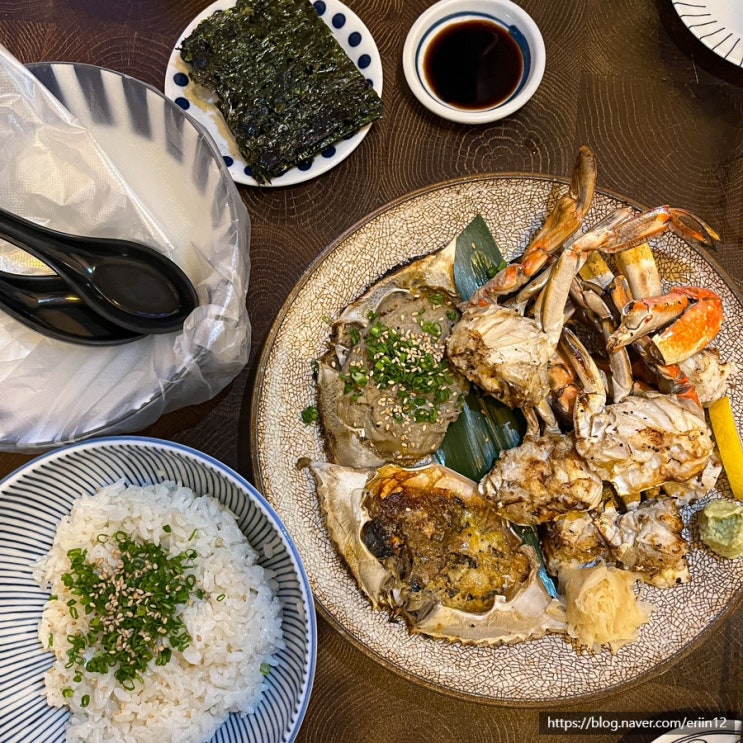  부산 광안리 이자카야 낭만사계 :: 꽃게 숯불구이 & 카니미소