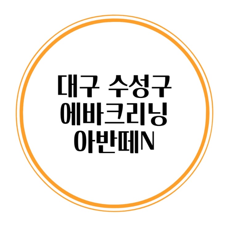  수성구 에바크리닝 아반떼N