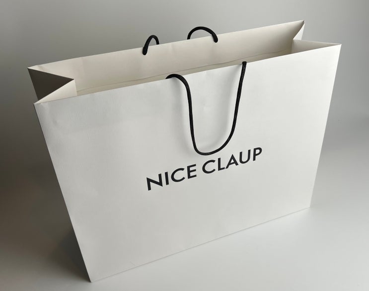  나이스클랍 쇼핑백, NICE CLAUP, 쇼핑백, 제작, 친환경, 브랜드 패키지, FSC, 쇼핑백 제작