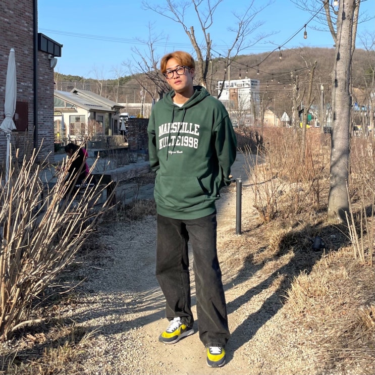  남자 오버핏 후드티 추천 쿨트 데일리룩 캐주얼 코디