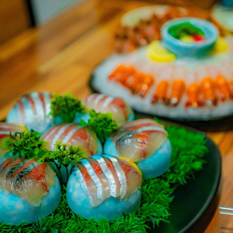 제주도 서쪽 로컬맛집 도민횟집 가파도수산 고등어회&딱새우회