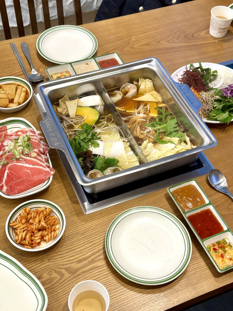  평택샤브샤브 평택고덕맛집 일공공샤브에서 무한리필로 푸짐하게