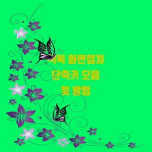  맥북 화면캡쳐 단축키 모음 및 방법