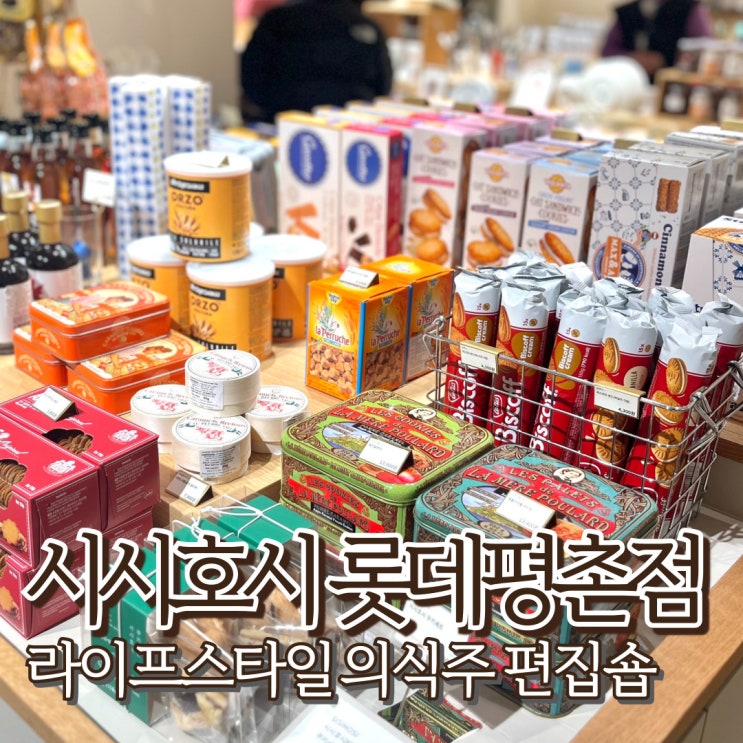  시시호시 롯데백화점 평촌 수입과자 그릇 편집샵 크로우캐년 조샙앤스테이시