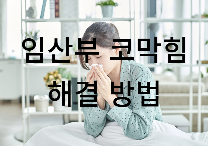  [임산부]비강스프레이 사용하지 못하면 코막힘 어떻게?