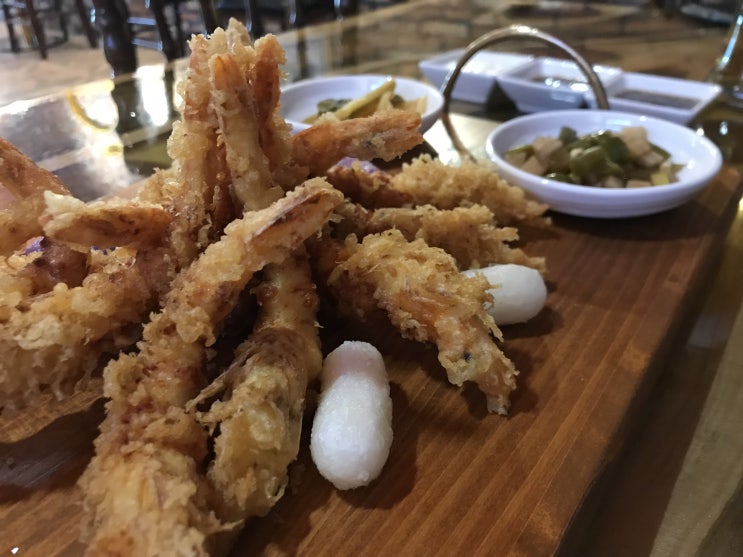  하복대맛집, 화성새우 ( 껍질 없는 왕새우튀김 )