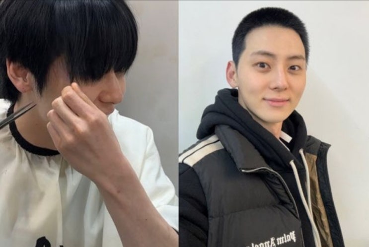 <연예가핫이슈> '입소' 황민현, 까까머리 인사..."많이 보고 싶을 것" <연예가핫이슈> '입소' 황민현, 까까머리 인사..."많이 보고 싶을 것"