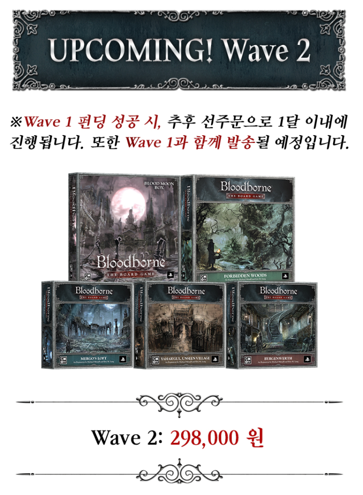  보드게임 블러드본 Wave 2 정보 공개
