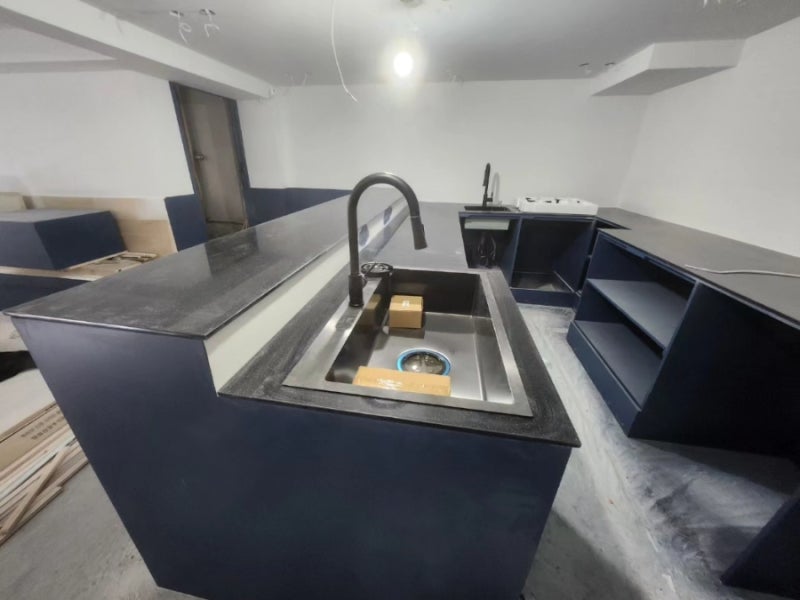 카페 씽크 상판 시공 사례 이미지