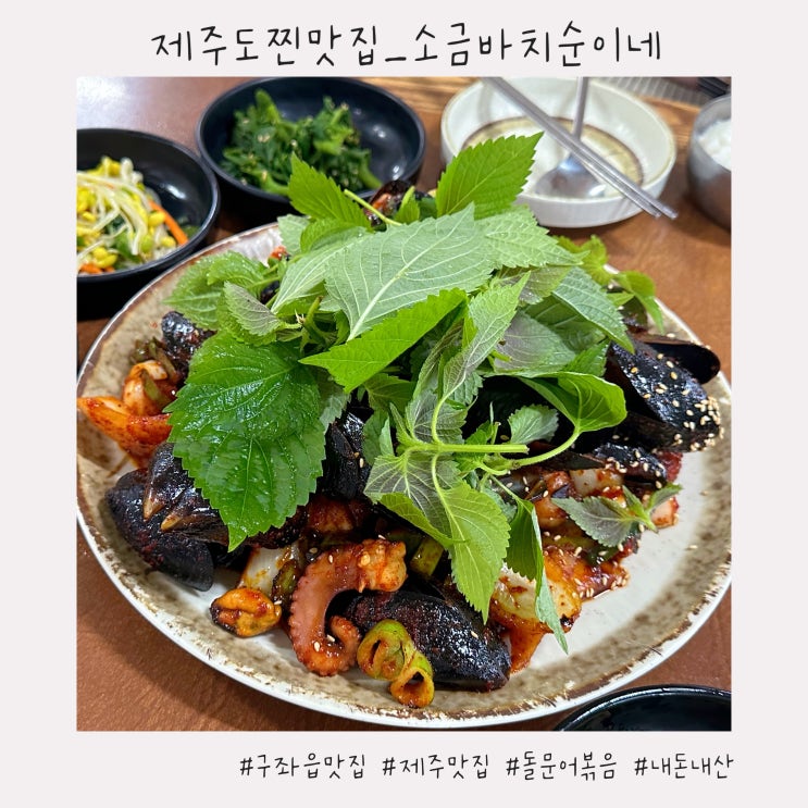  제주도 찐맛집 :: 8년째 단골 돌문어볶음 맛집 [소금바치순이네]