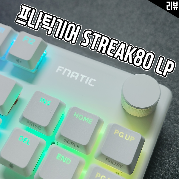 프나틱기어 STREAK80 LP 텐키리스 기계식 게이밍키보드 후기 프나틱기어 STREAK80 LP 텐키리스 기계식 게이밍키보드 후기