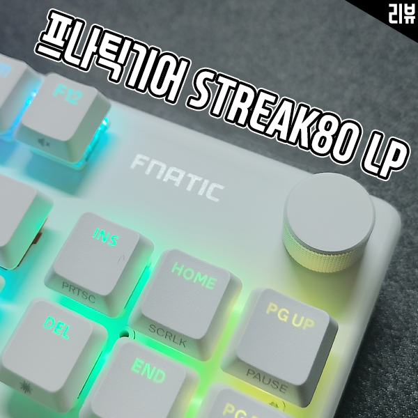 프나틱기어 STREAK80 LP 텐키리스 기계식 게이밍키보드 후기