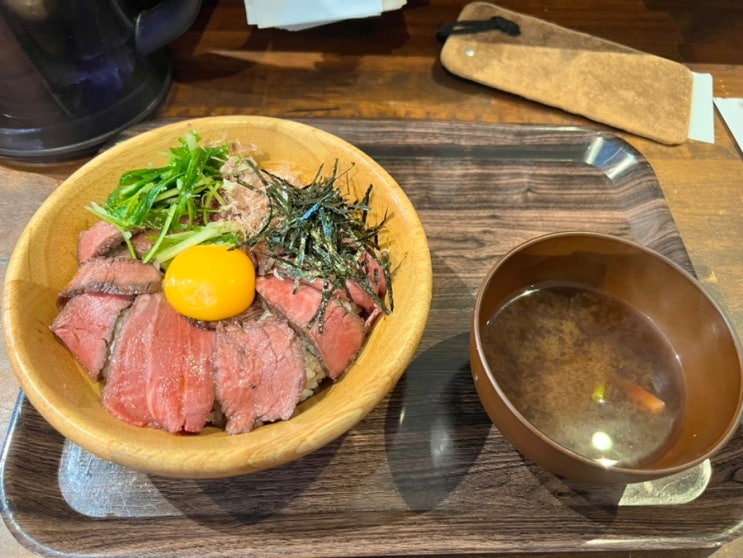  교토 니시키시장 맛집 카멜디너 (현 트리거비프) 스테이크 덮밥 재방문