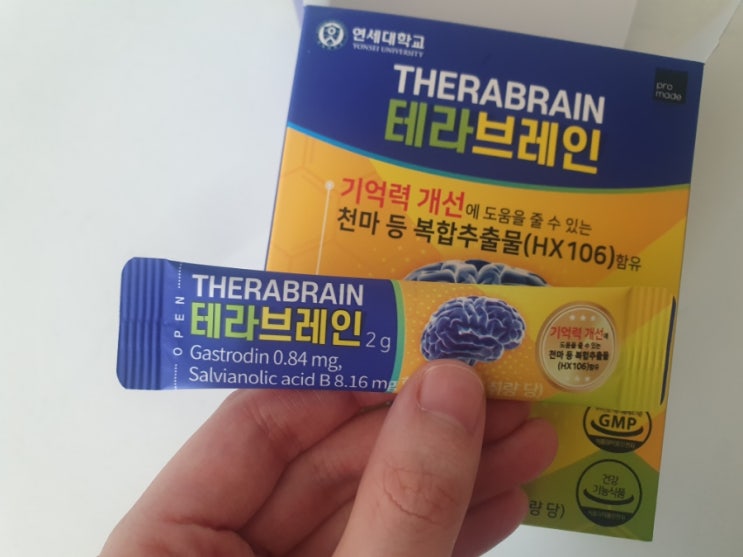  수험생 두뇌영양제 연세대 공부영양제 테라브레인