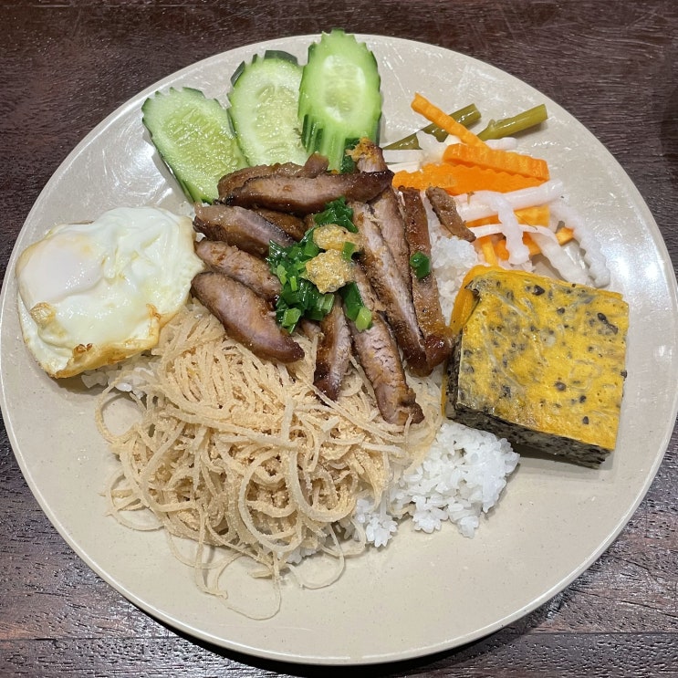  [하노이 맛집] 베트남식 덮밥, 껌땀 (Cơm tấm / Hoàng Thành Quán)