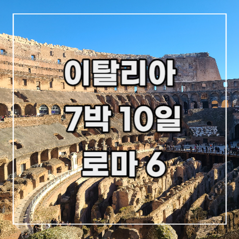  [이탈리아 여행 기록 24] 8일차 오전 (로마 6)_ 조식, 콜로세움, 포로 로마노, 팔라티노 언덕 (feat. 투어 라이브 오디오)