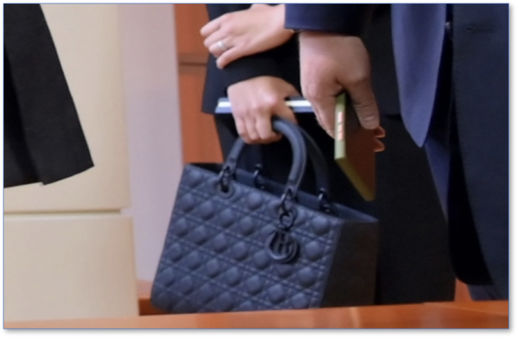 <b>디올</b> "北 <b>김여정</b> 가방 우리 제품 같은데 진품 여부 확인 어려워"