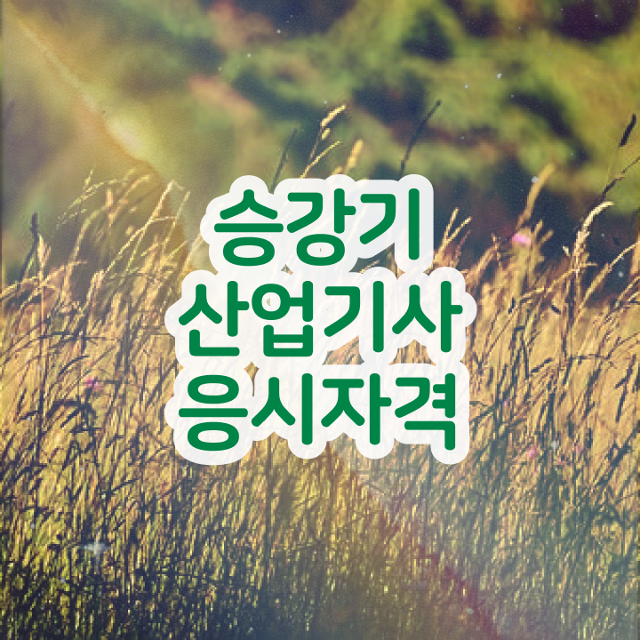  승강기산업기사 시험 자격  승강기산업기사  정보 가득