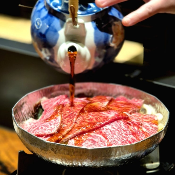  강남 오마카세 황홀했던 스키야키 런치코스 청담 훈