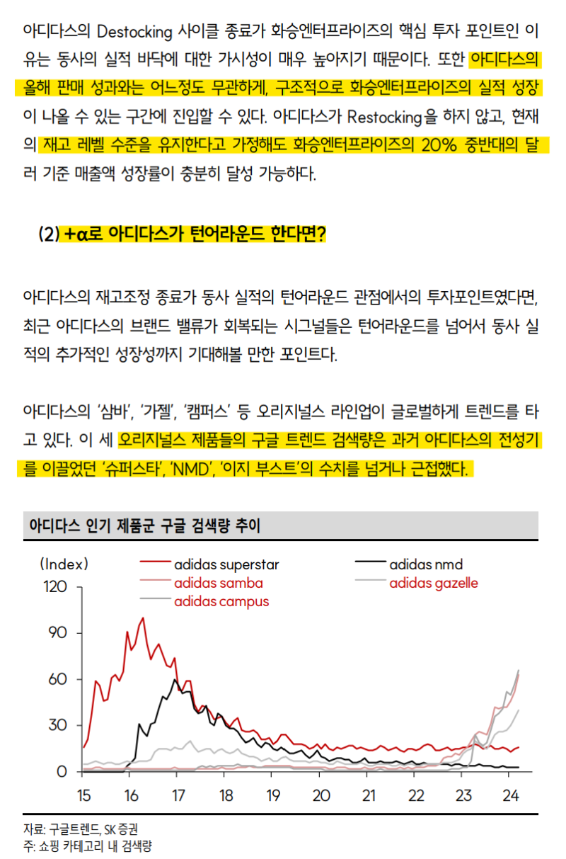 화승엔터 - SK 리포트 + 수급의 변화 : 네이버 블로그