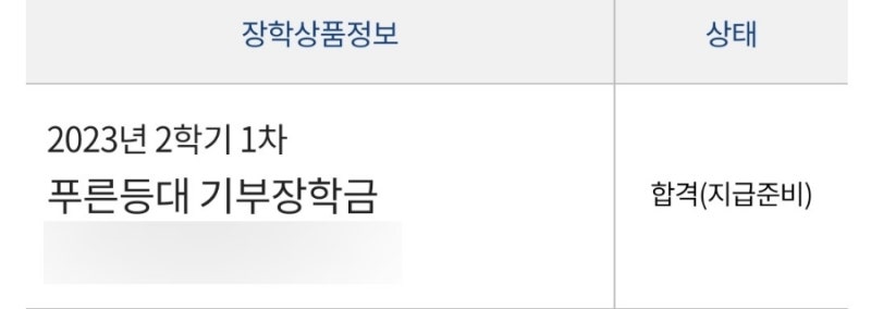 [장학금] 푸른등대 건설근로자공제회 기부장학금 수혜 후기