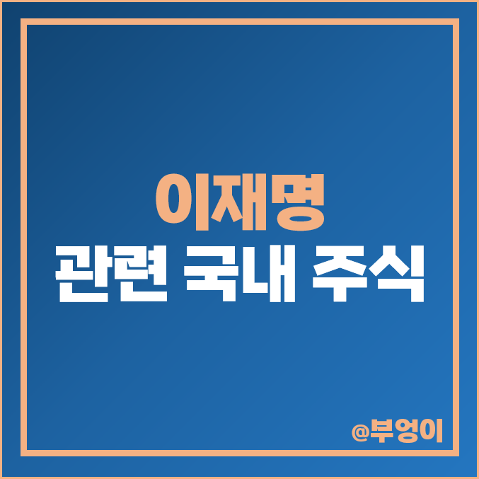 이재명 관련주 총선 대장주 동신건설 주식 범양건영 에이텍 주가